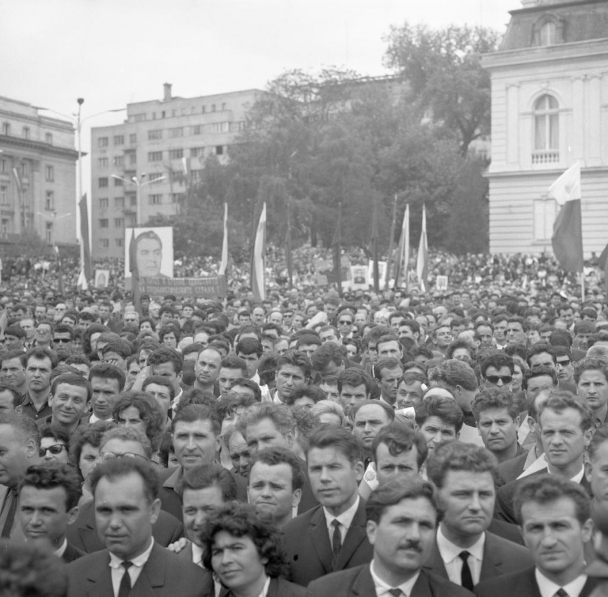 Митинг по случай договор за сътрудничество и взаимопомощ между СССР и НРБ на 20 май 1967, БВА